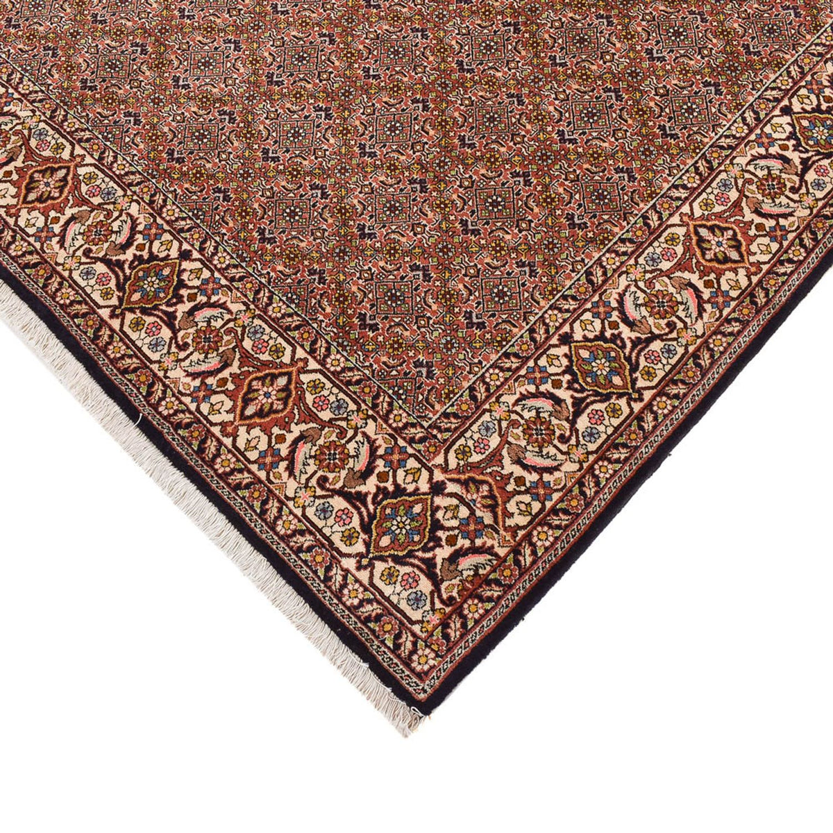 Biegacz Dywan perski - Bijar - 390 x 200 cm - jasna czerwień