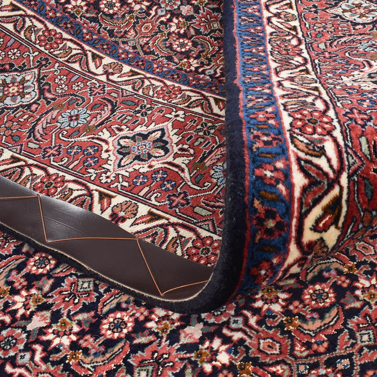 Biegacz Dywan perski - Bijar - 405 x 207 cm - rdza