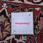 Dywan perski - Bijar okrągły  - 300 x 300 cm - ciemna czerwień