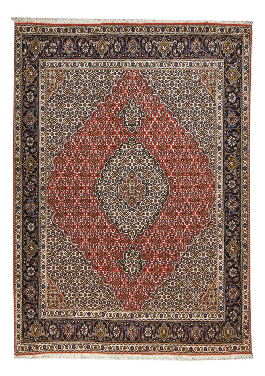 Dywan perski - Tabriz - Królewski - 207 x 147 cm - czerwony