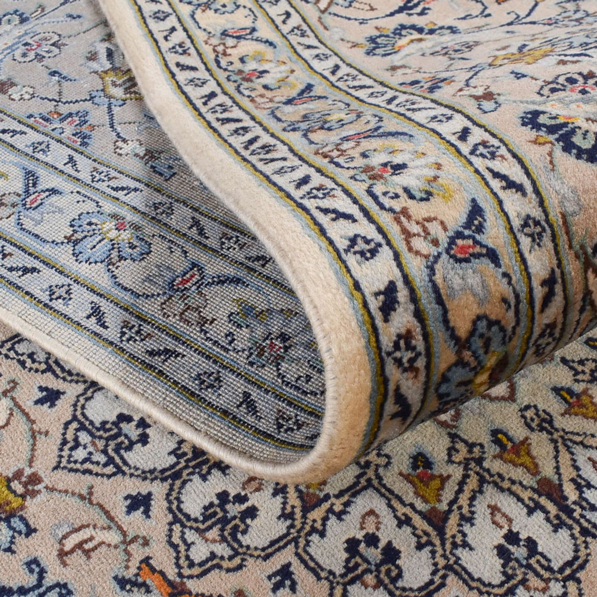 Dywan perski - Keshan - Royal - 347 x 244 cm - piaskowy