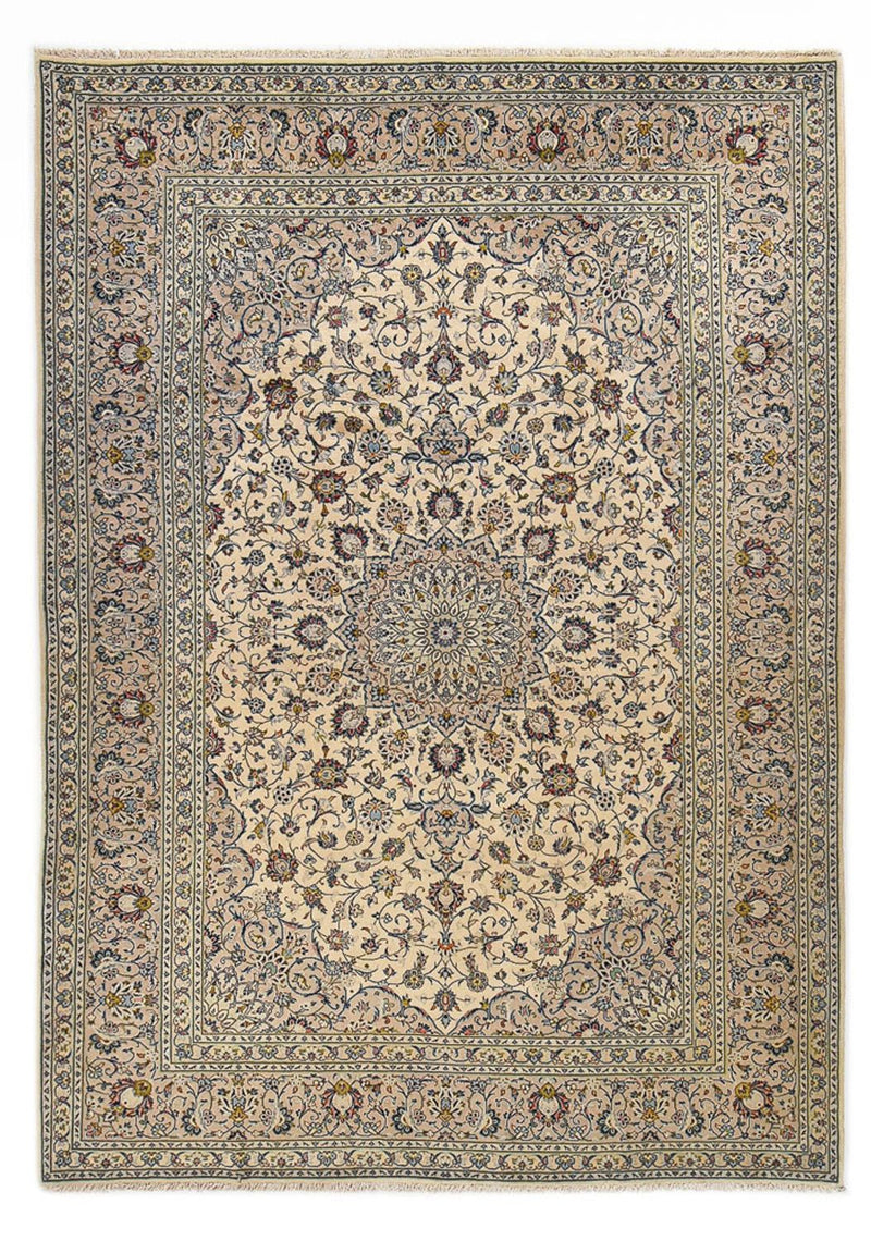 Dywan perski - Keshan - Royal - 350 x 248 cm - piaskowy