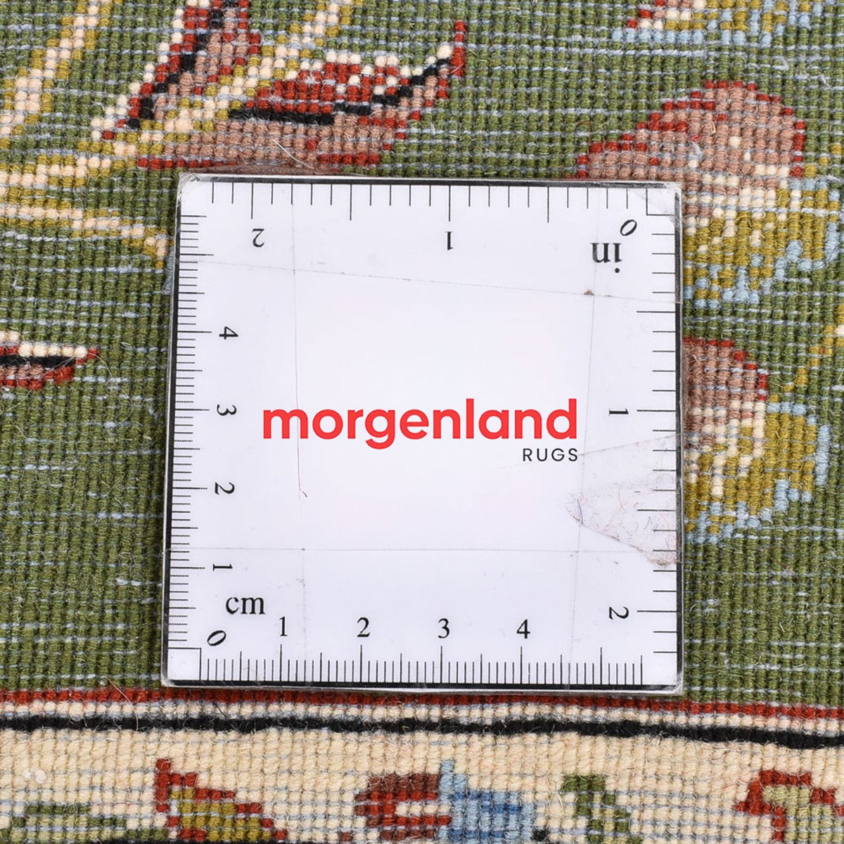 Dywan perski - Royal kwadratowy  - 60 x 60 cm - zielona