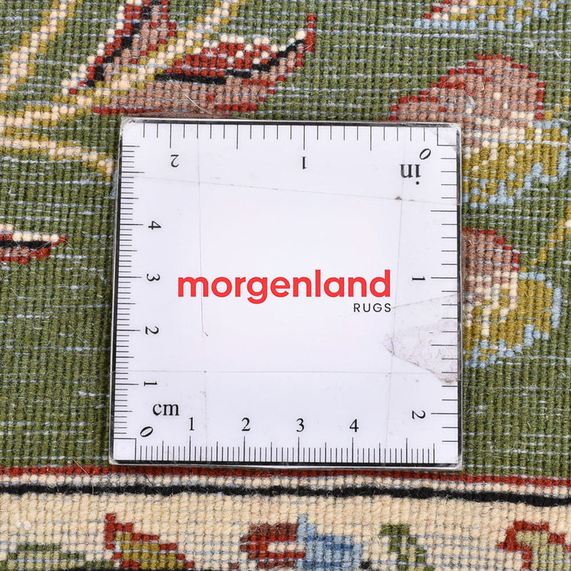 Dywan perski - Royal kwadratowy  - 60 x 60 cm - zielona