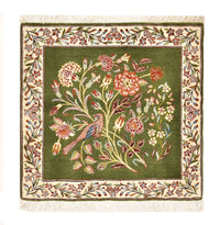 Dywan perski - Royal kwadratowy  - 60 x 60 cm - zielona