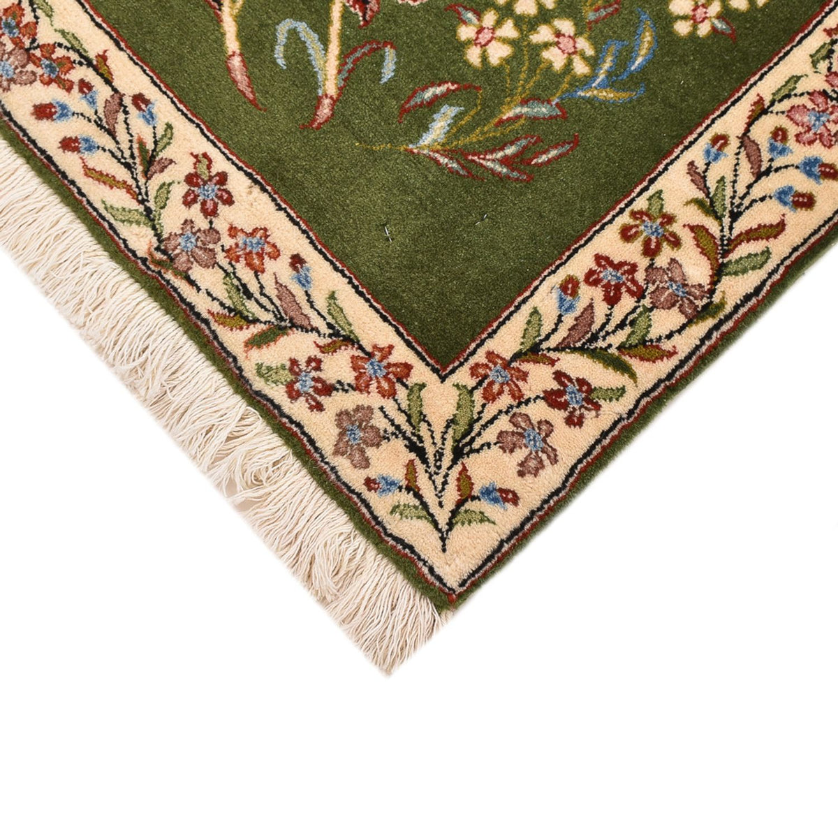 Dywan perski - Royal kwadratowy  - 60 x 60 cm - zielona