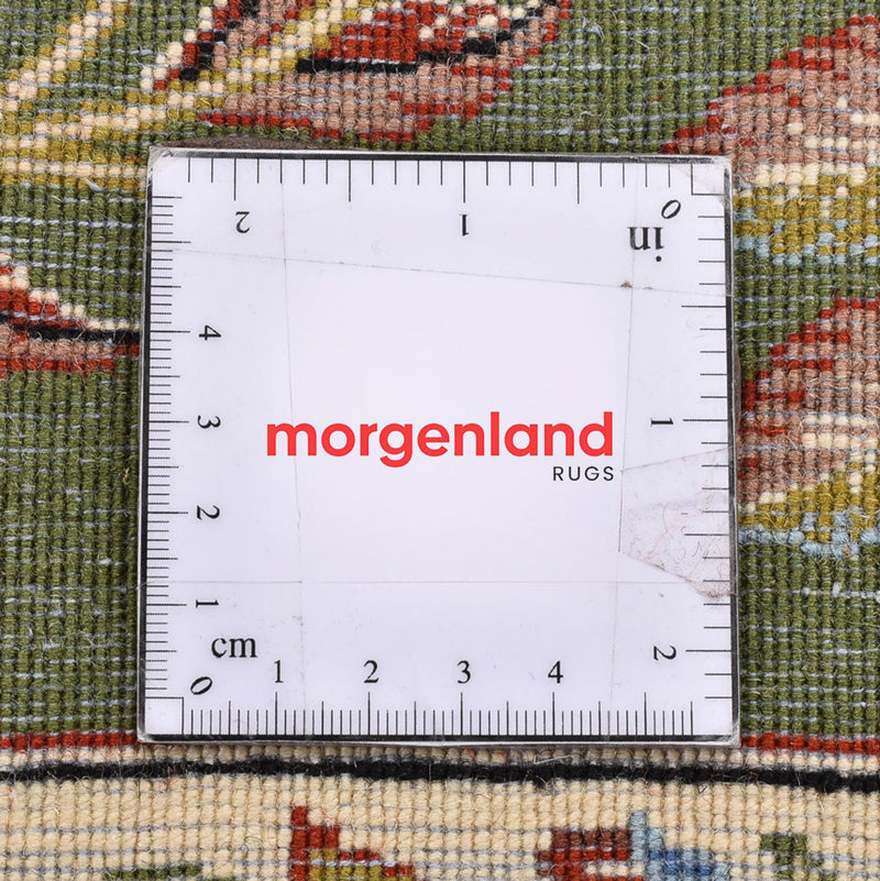 Dywan perski - Royal kwadratowy  - 60 x 60 cm - zielona