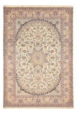 Dywan perski - Isfahan - Premium - 370 x 254 cm - beżowy