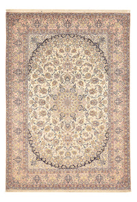 Dywan perski - Isfahan - Premium - 370 x 254 cm - beżowy