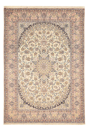 Dywan perski - Isfahan - Premium - 370 x 254 cm - beżowy