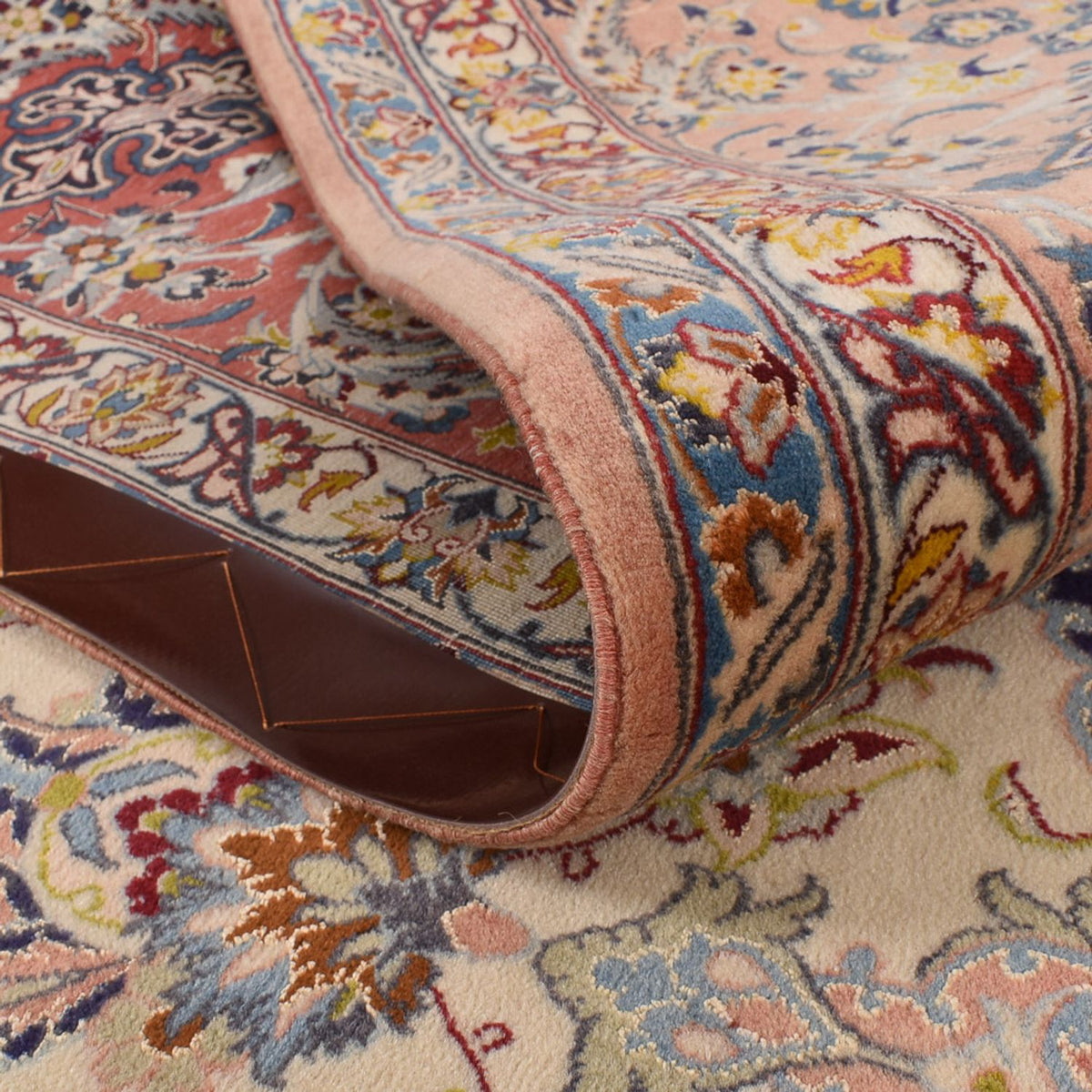 Dywan perski - Isfahan - Premium - 370 x 254 cm - beżowy