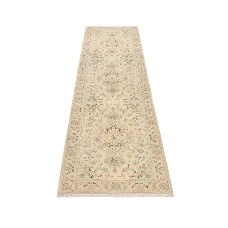 Biegacz Dywan perski - Tabriz - Premium - 310 x 84 cm - piaskowy