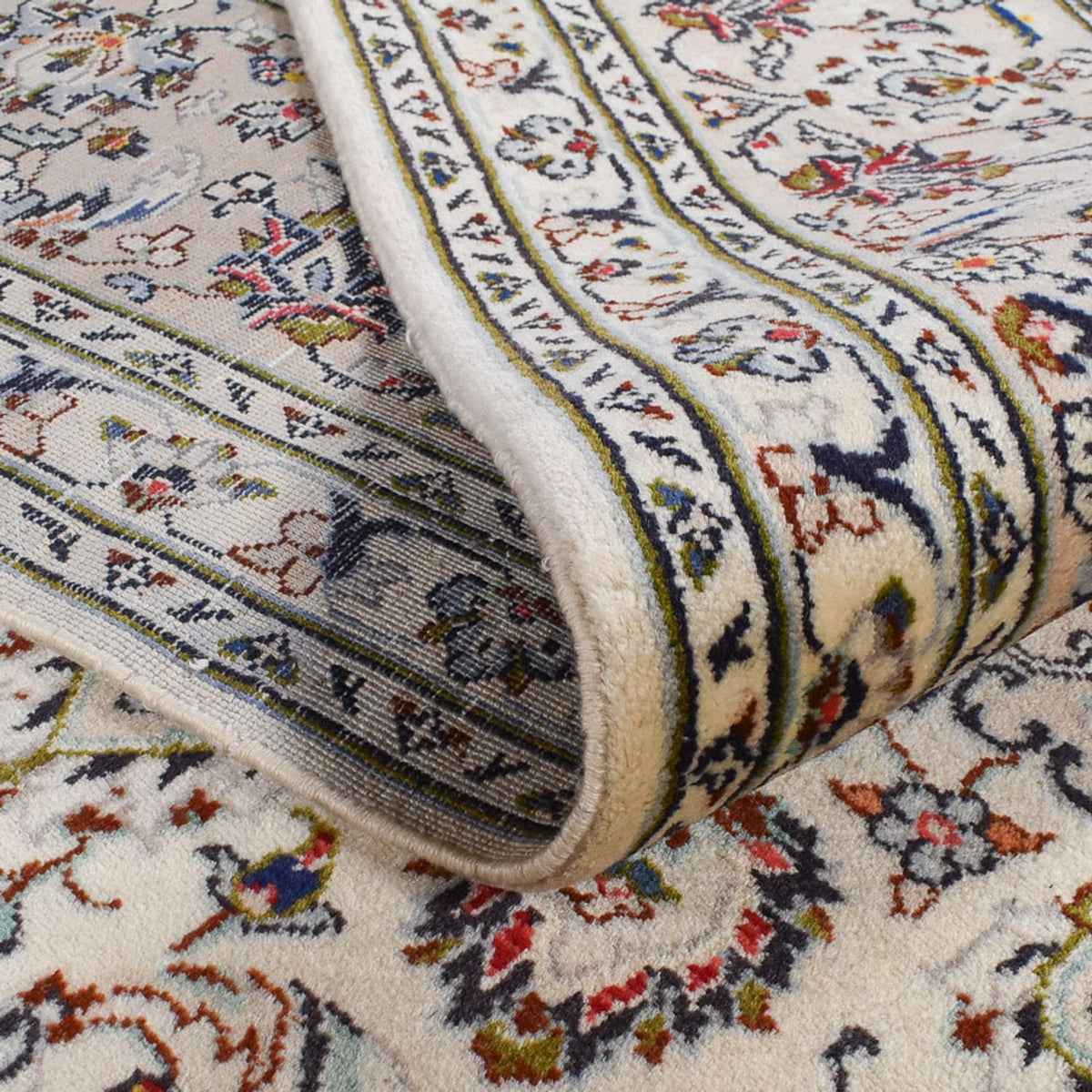 Dywan perski - Keshan - Royal - 347 x 253 cm - szary