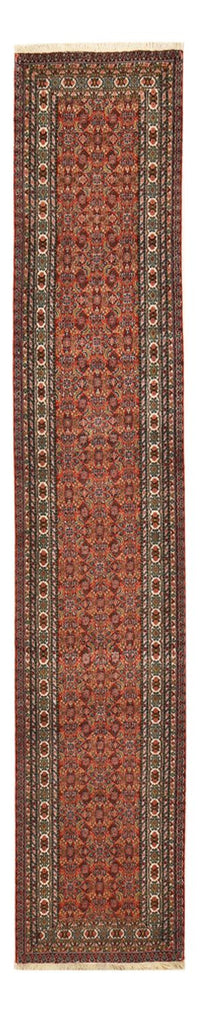 Biegacz Dywan perski - Tabriz - 380 x 70 cm - rdza