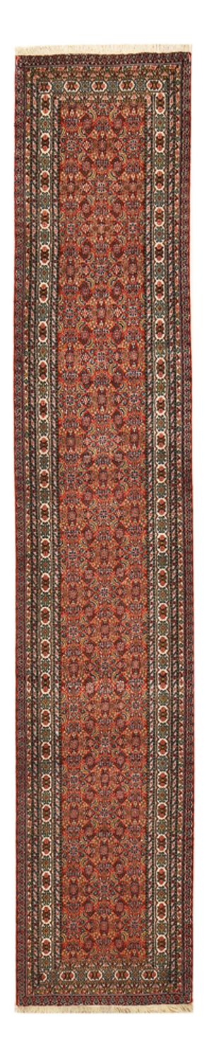 Biegacz Dywan perski - Tabriz - 380 x 70 cm - rdza