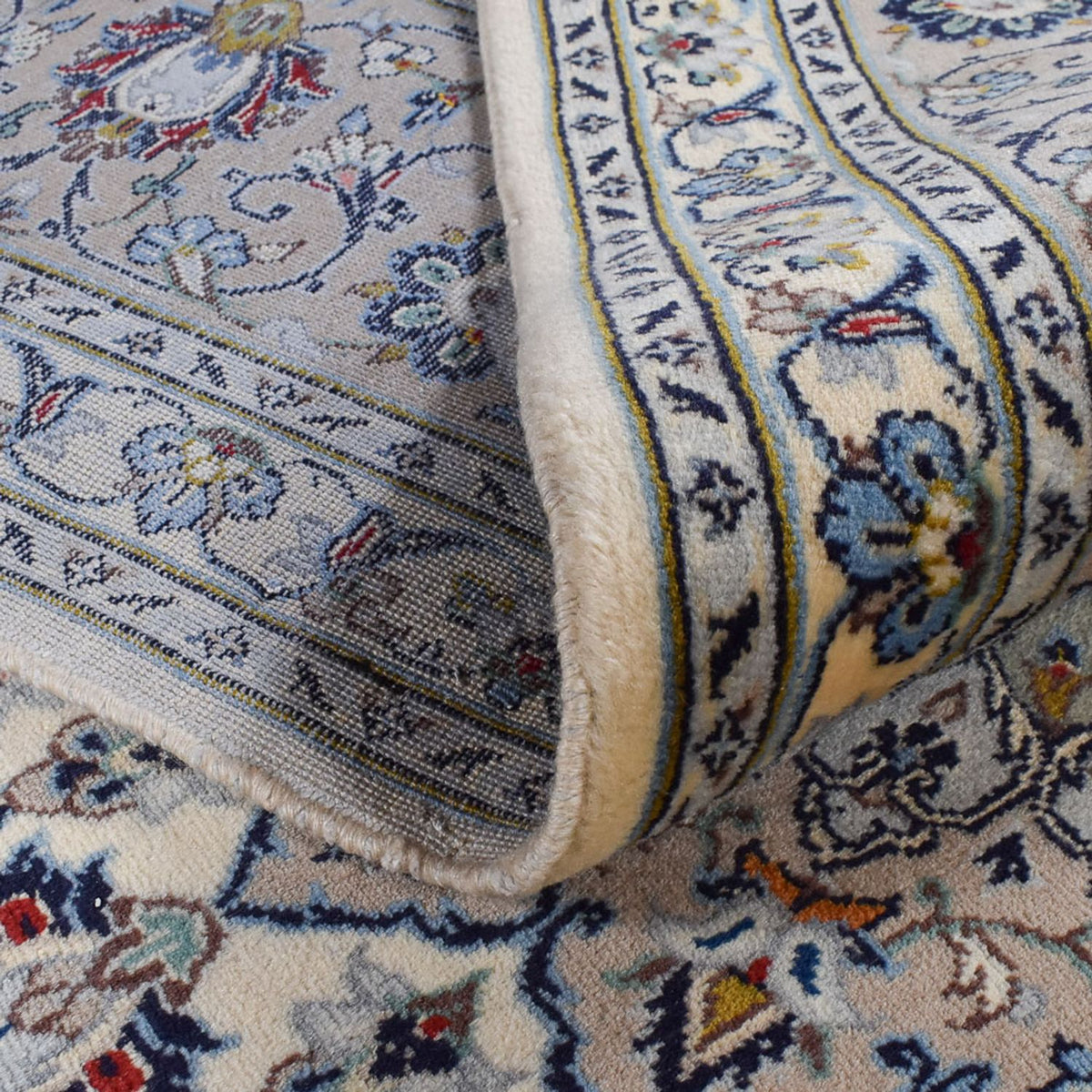 Dywan perski - Keshan - Royal - 352 x 250 cm - szary