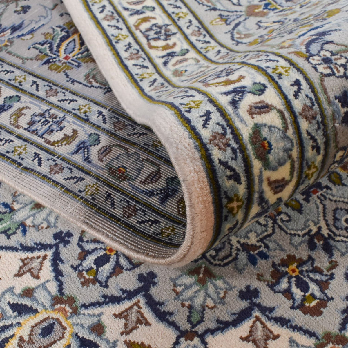 Dywan perski - Keshan - Royal - 347 x 248 cm - szary