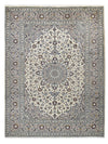 Kashan Dywan 252x340cm - Dywan perski - Prostokątny / Szary / 252 x 340 cm Prostokątny