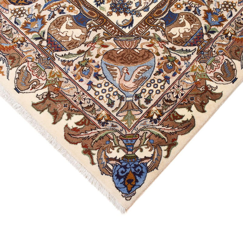 Dywan perski - Klasyczny - 408 x 301 cm - ciemny beż