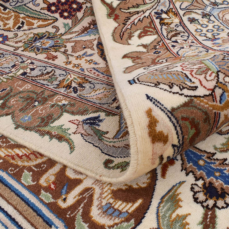 Dywan perski - Klasyczny - 408 x 301 cm - ciemny beż