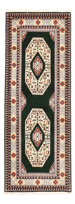 Biegacz Dywan perski - Tabriz - Królewski - 202 x 74 cm - ciemnoniebieski