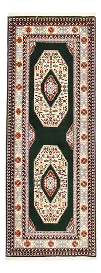 Biegacz Dywan perski - Tabriz - Królewski - 202 x 74 cm - ciemnoniebieski