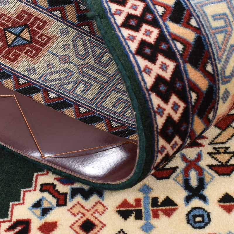 Biegacz Dywan perski - Tabriz - Królewski - 202 x 74 cm - ciemnoniebieski