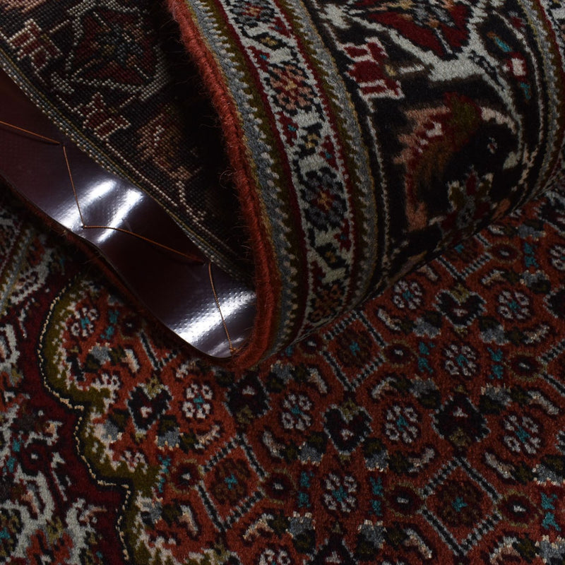 Dywan perski - Tabriz - Królewski - 203 x 150 cm - ciemna czerwień