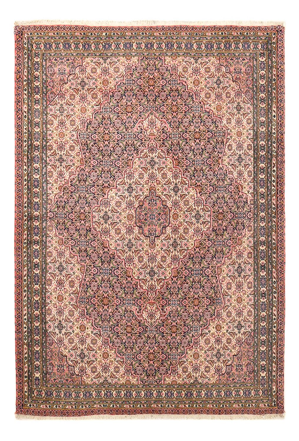 Dywan perski - Tabriz - 227 x 158 cm - jasna czerwień