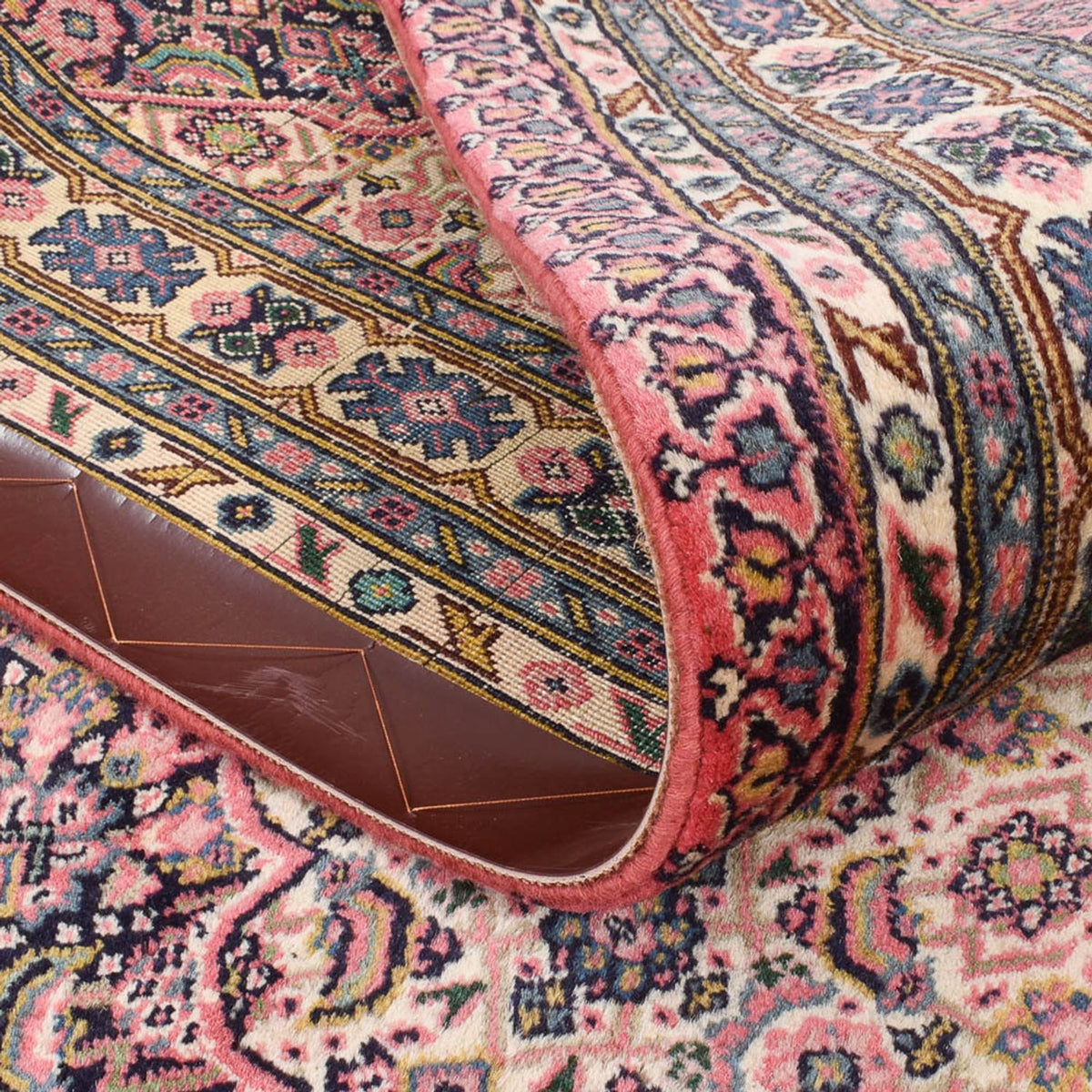 Dywan perski - Tabriz - 227 x 158 cm - jasna czerwień