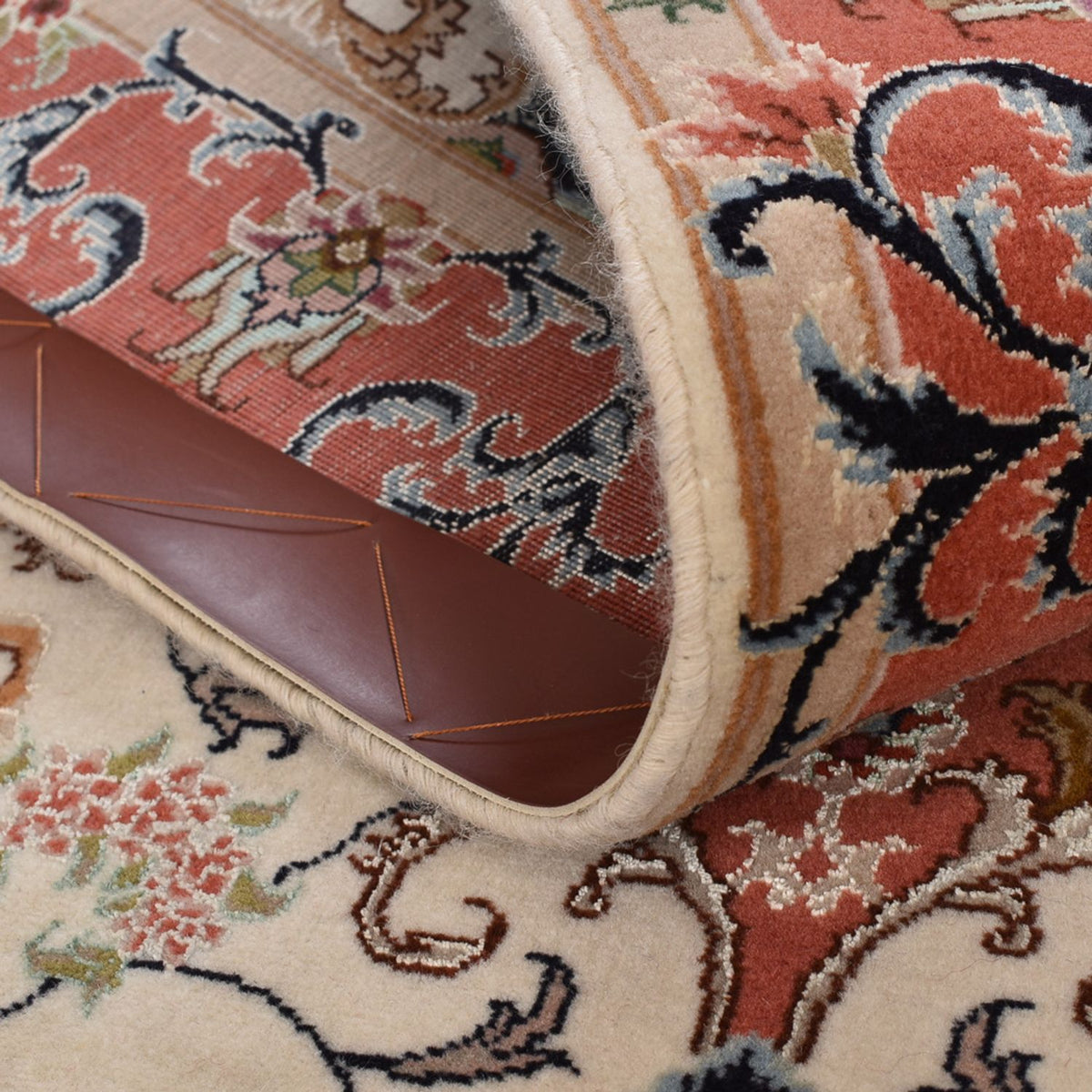 Biegacz Dywan perski - Tabriz - Królewski - 404 x 89 cm - wielokolorowy