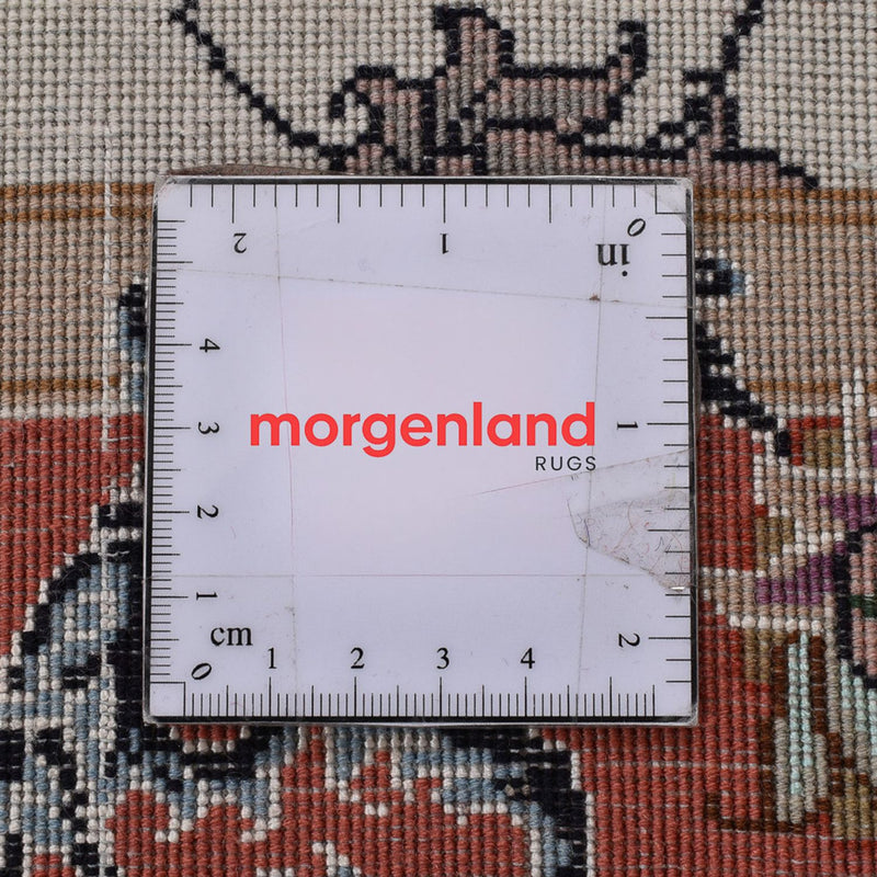 Biegacz Dywan perski - Tabriz - Królewski - 404 x 89 cm - wielokolorowy