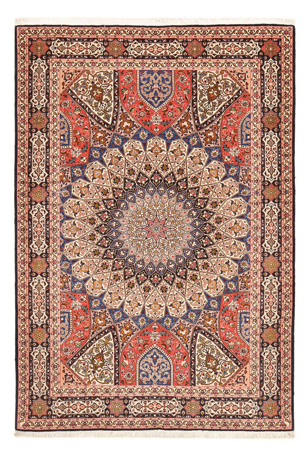 Dywan perski - Tabriz - Królewski - 251 x 165 cm - wielokolorowy