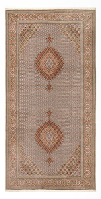 Biegacz Dywan perski - Tabriz - Królewski - 397 x 197 cm - rdza