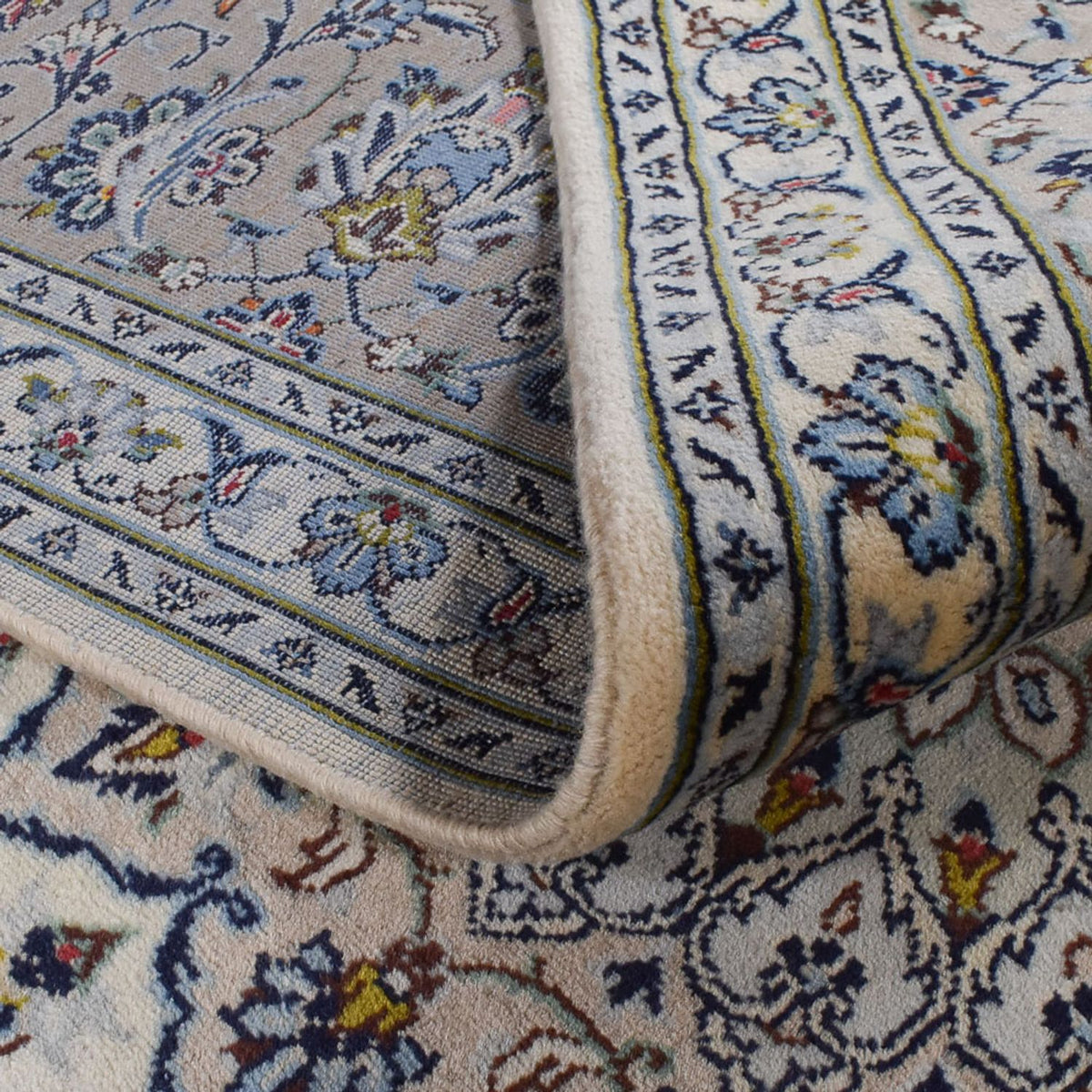 Dywan perski - Keshan - Royal - 350 x 250 cm - szary