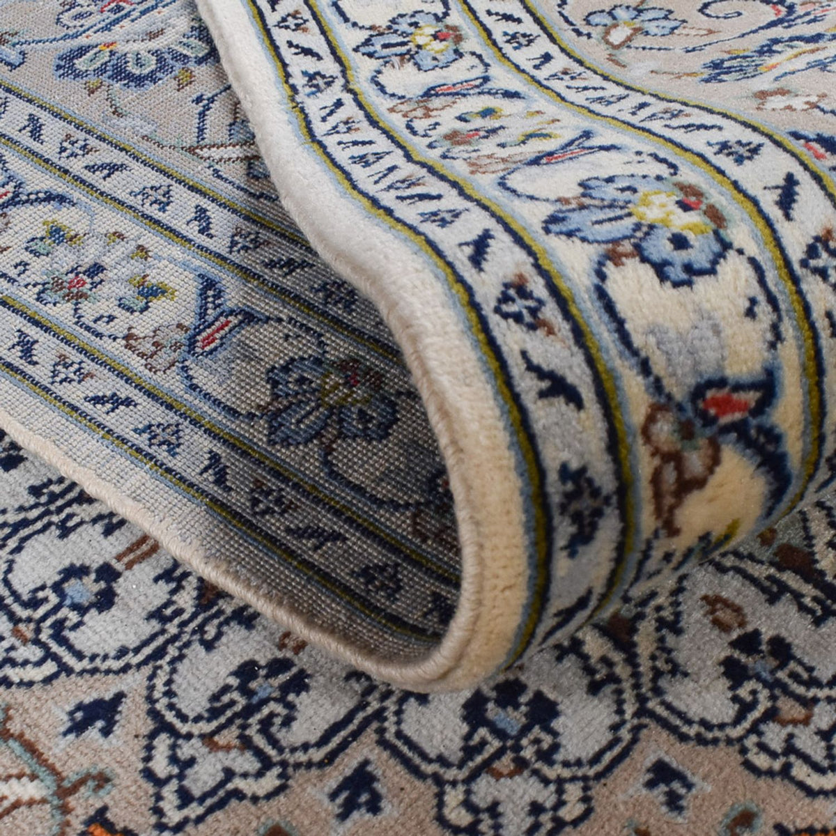 Dywan perski - Keshan - Royal - 368 x 249 cm - szary