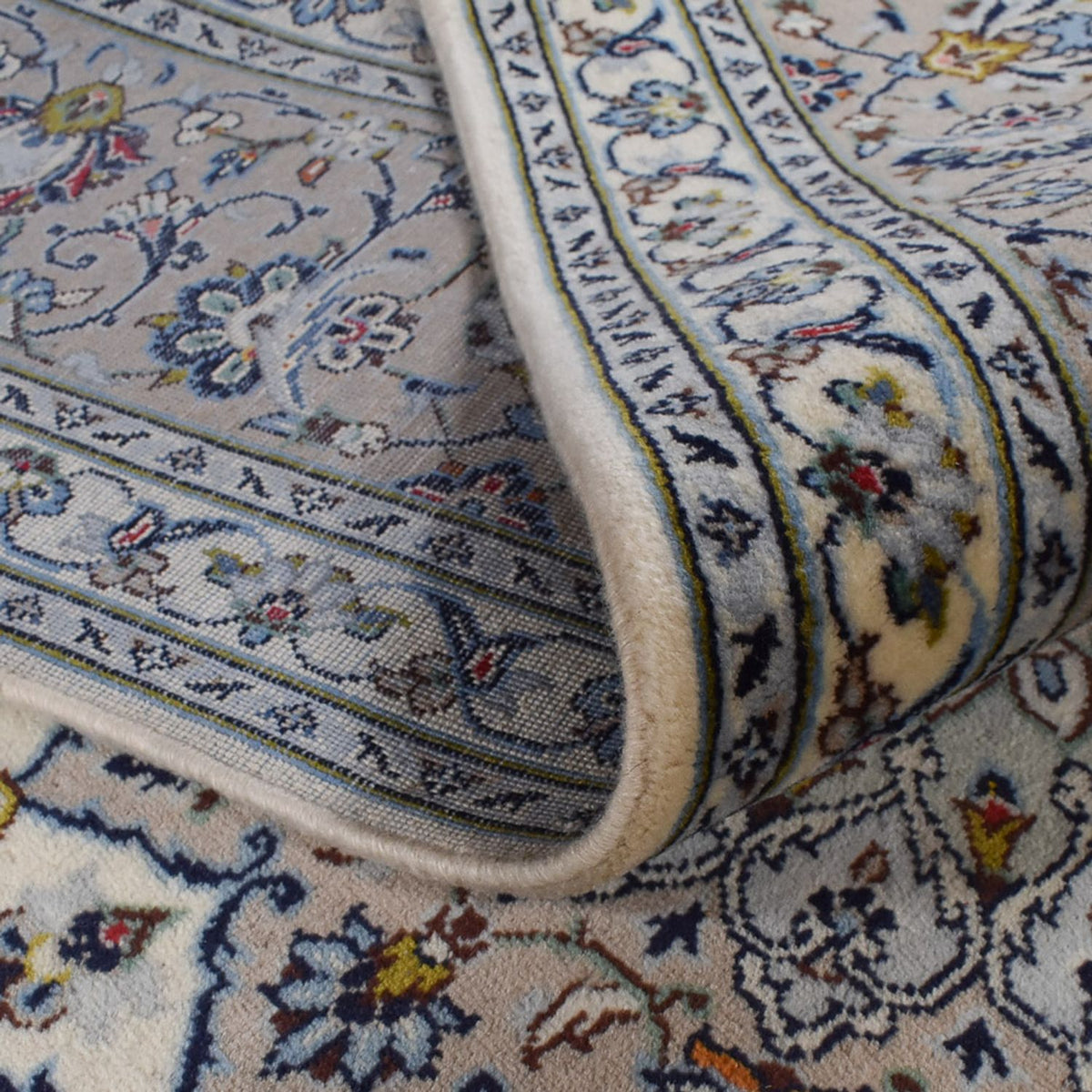 Dywan perski - Keshan - Royal - 349 x 250 cm - szary