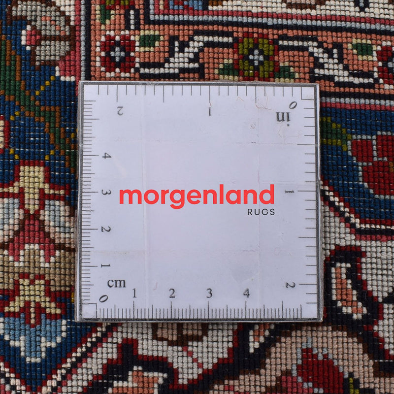 Dywan perski - Tabriz - Premium - 260 x 253 cm - ciemny beż