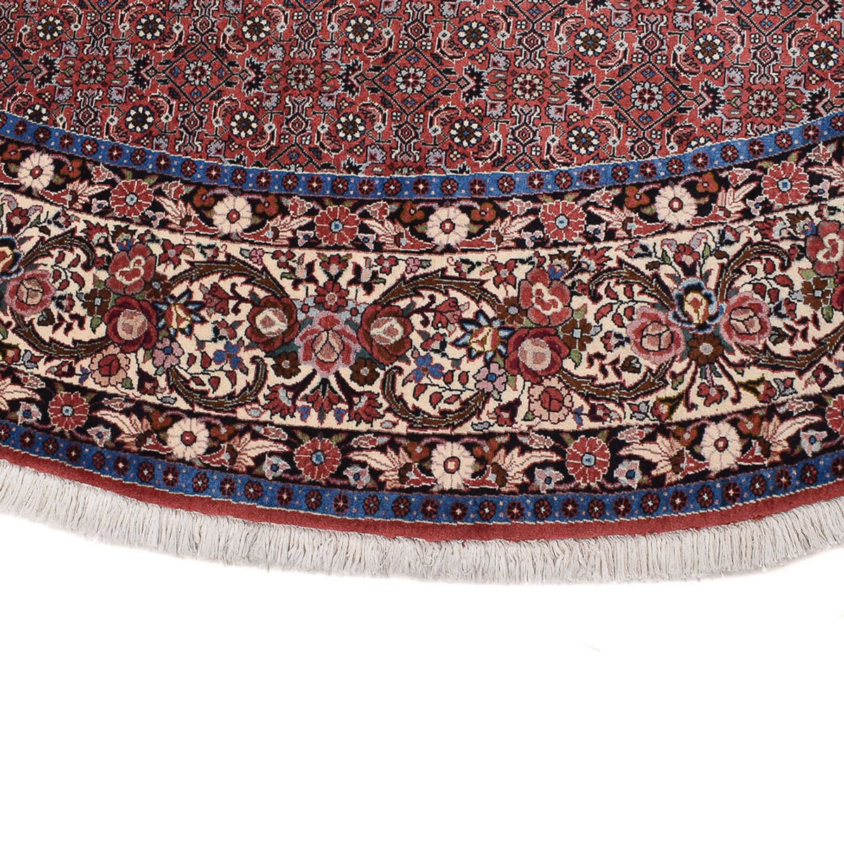 Dywan perski - Bijar okrągły  - 300 x 300 cm - rdza