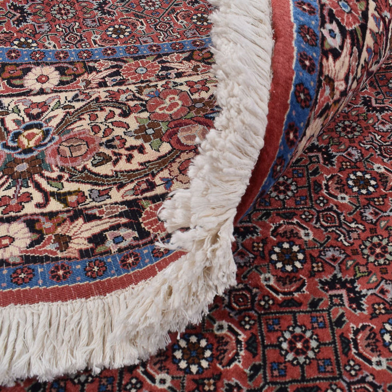 Dywan perski - Bijar okrągły  - 300 x 300 cm - rdza