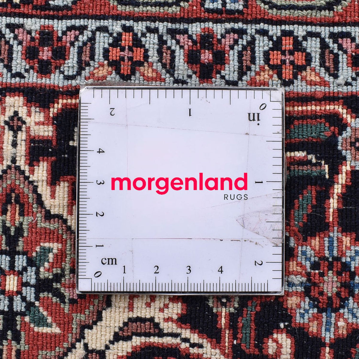 Dywan perski - Bijar kwadratowy  - 210 x 199 cm - wielokolorowy