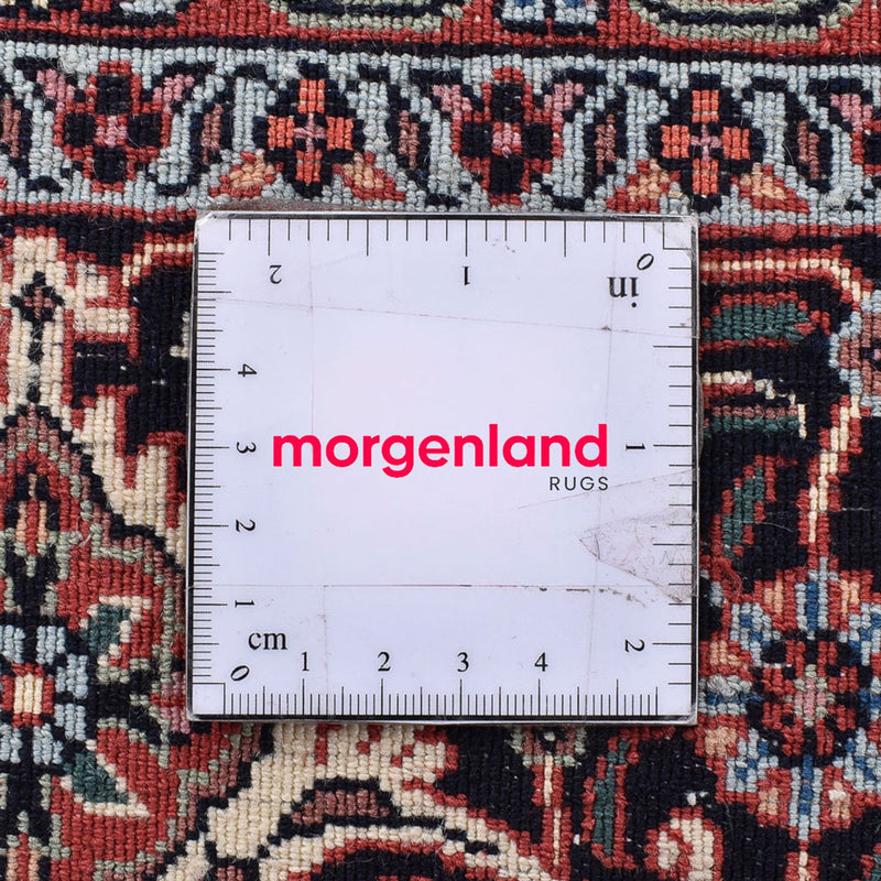 Dywan perski - Bijar kwadratowy  - 210 x 199 cm - wielokolorowy