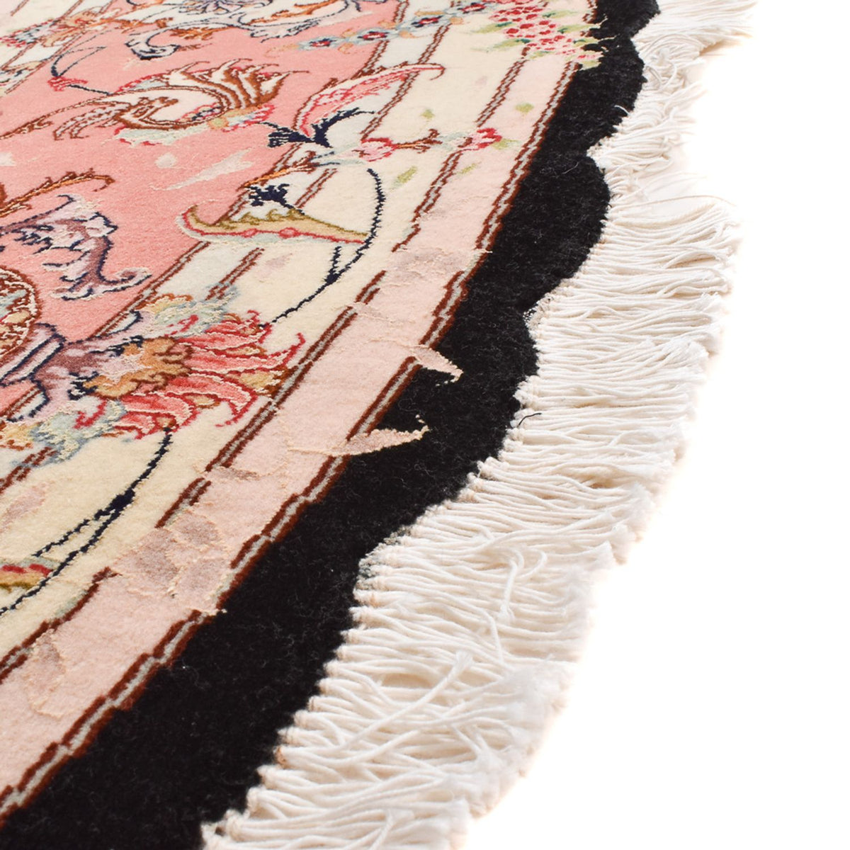 Dywan perski - Tabriz - Premium okrągły  - 250 x 250 cm - wielokolorowy