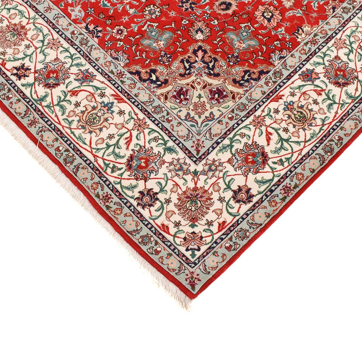 Dywan perski - Tabriz - Premium - 213 x 150 cm - czerwony