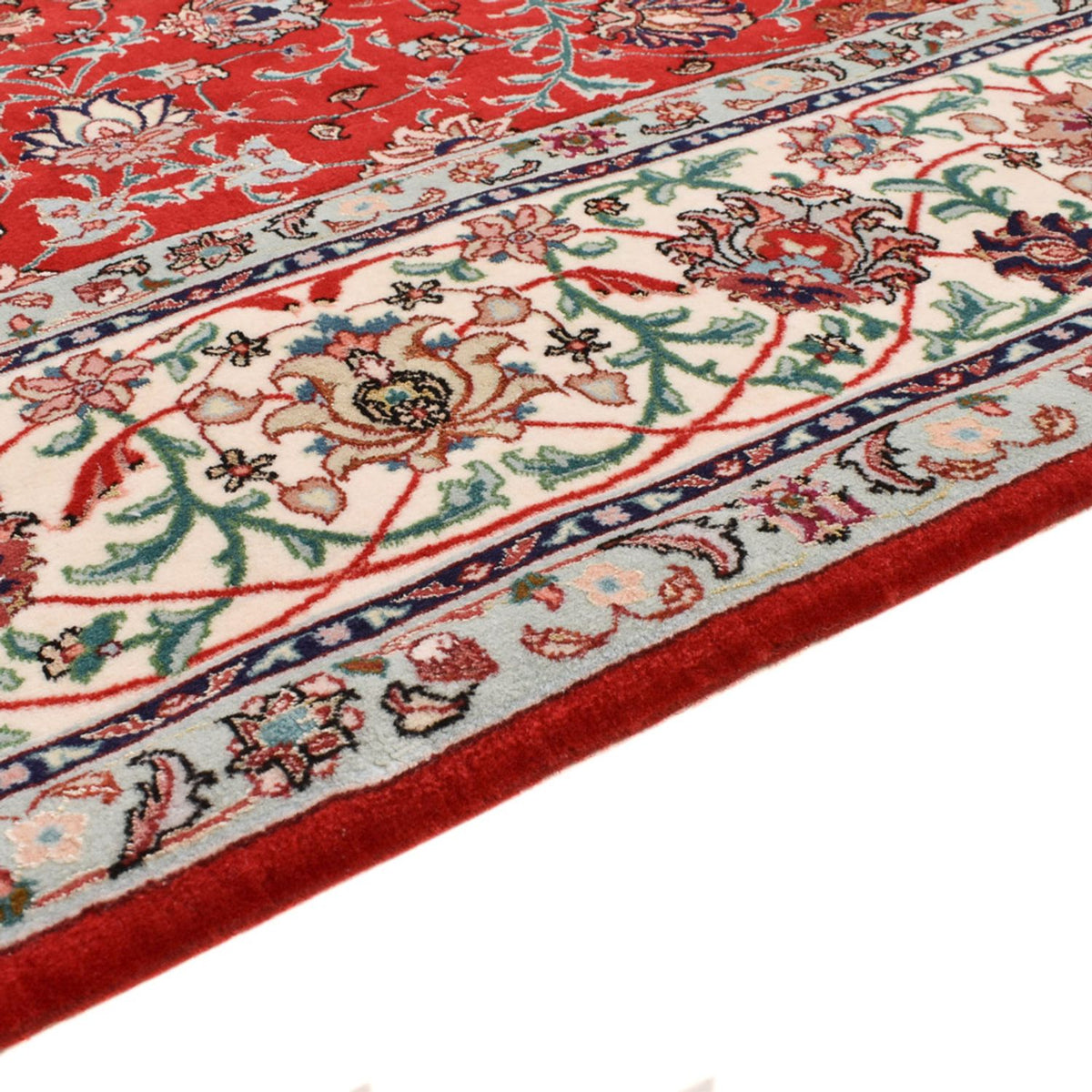 Dywan perski - Tabriz - Premium - 213 x 150 cm - czerwony
