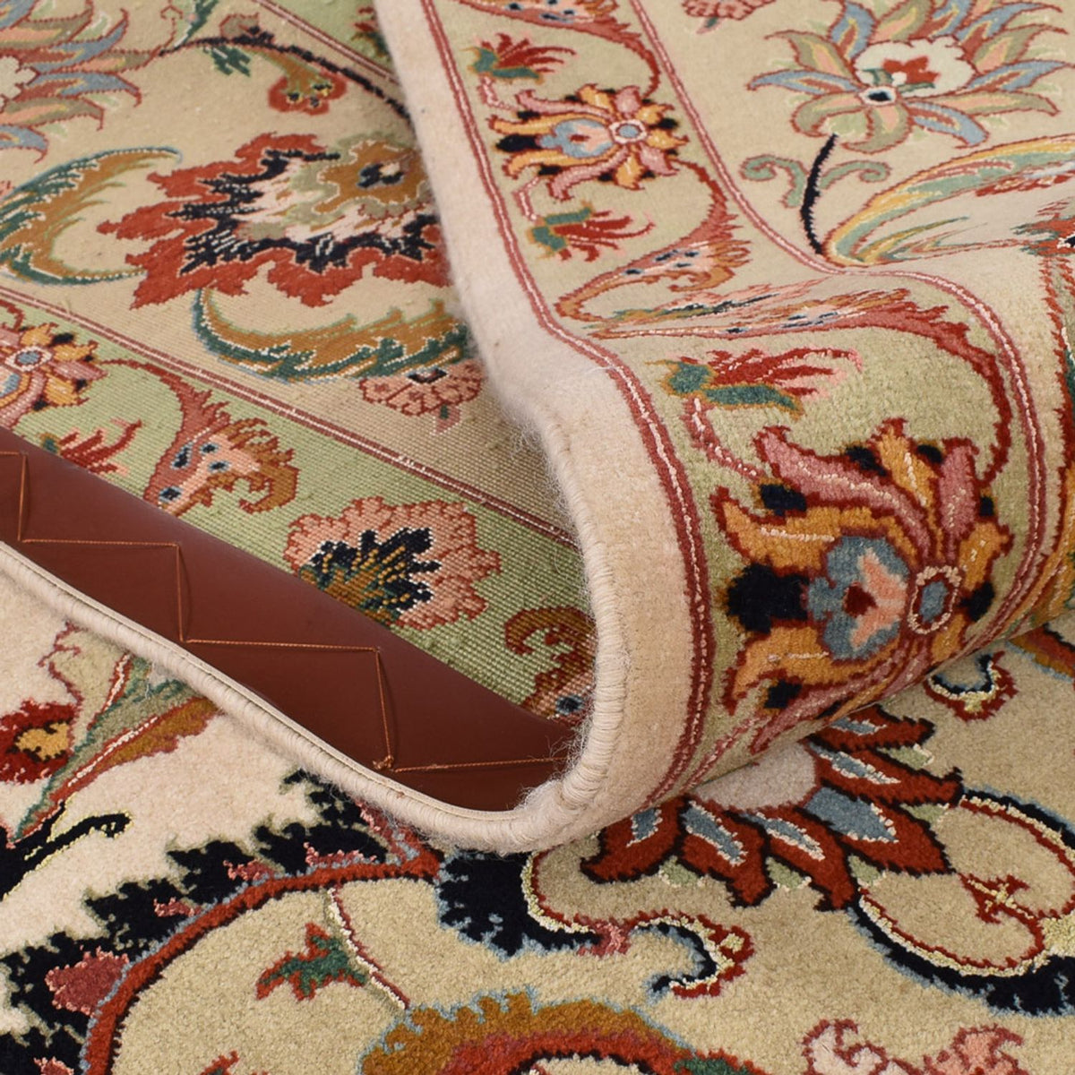 Dywan perski - Tabriz - Królewski - 365 x 263 cm - beżowy