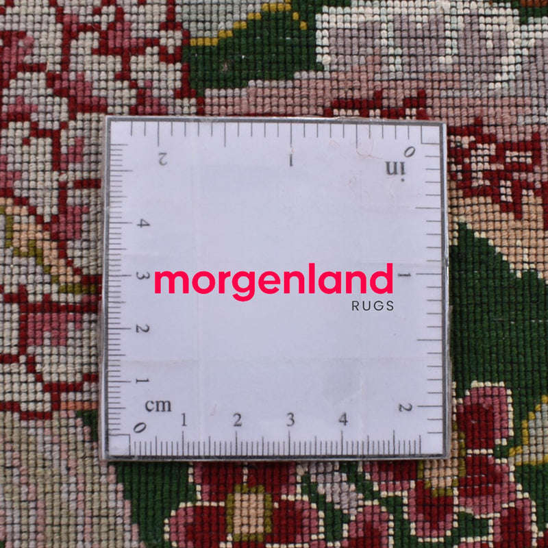 Dywan perski - Tabriz - Królewski - 250 x 200 cm - zielona