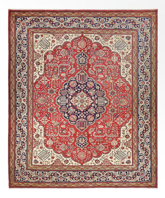Dywan perski - Tabriz - Królewski - 376 x 305 cm - czerwony