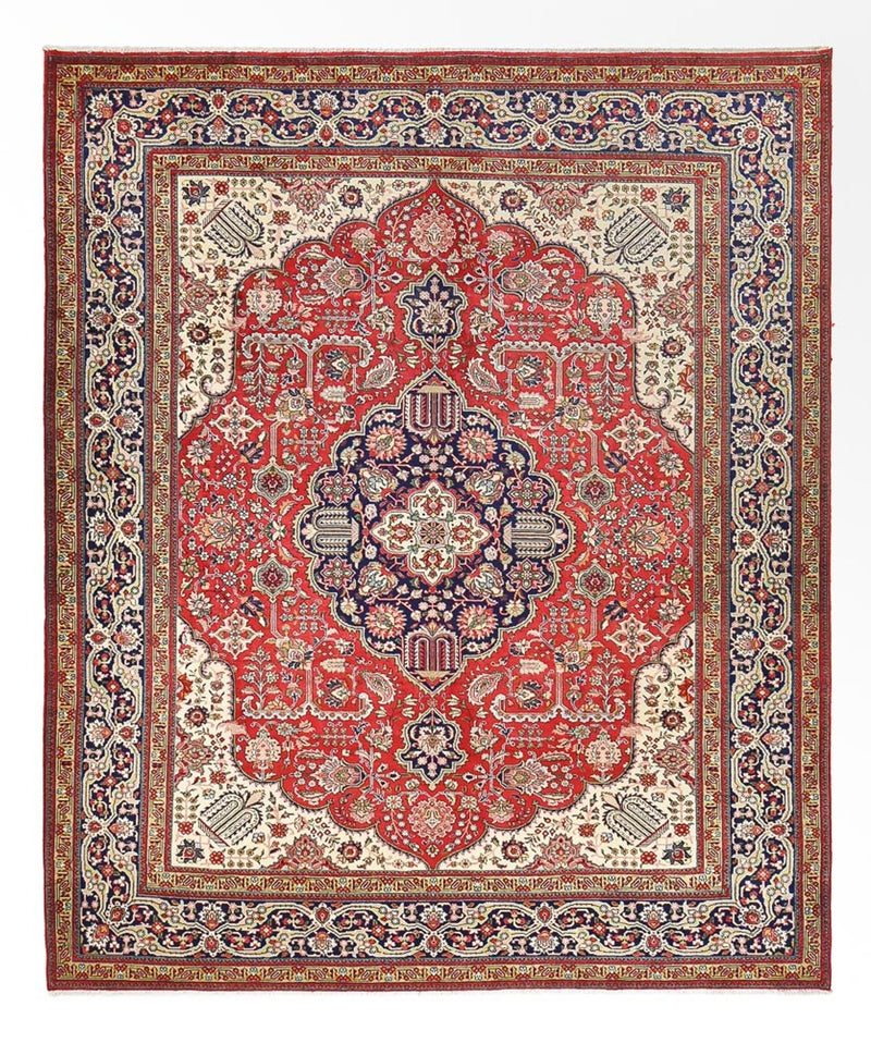 Dywan perski - Tabriz - Królewski - 376 x 305 cm - czerwony