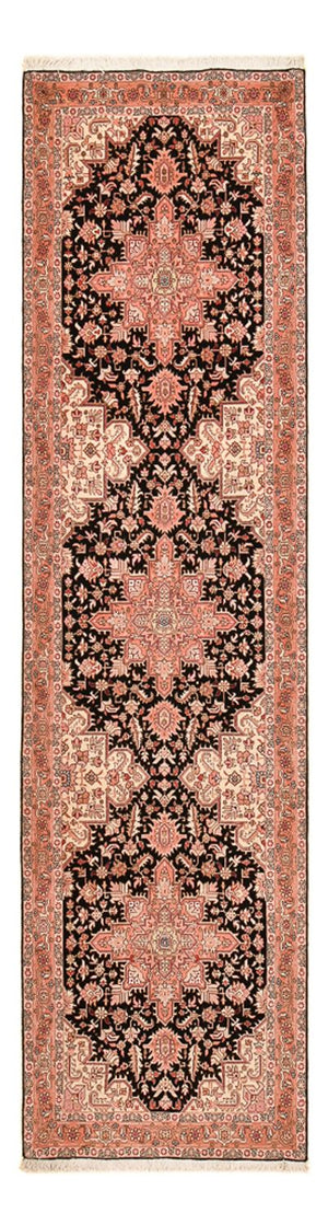 Biegacz Dywan perski - Tabriz - Królewski - 352 x 91 cm - ciemnoniebieski